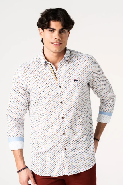 CAMISA CALAVERAS HOMBRE 262058 THE SURFCAR BRUNOS (1)