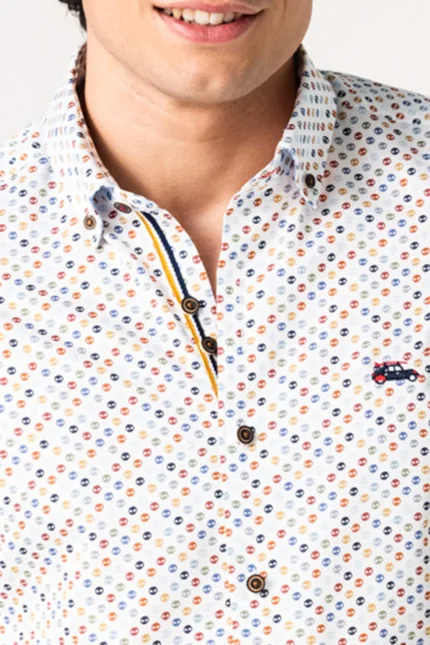 CAMISA CALAVERAS HOMBRE 262058 THE SURFCAR BRUNOS (1)