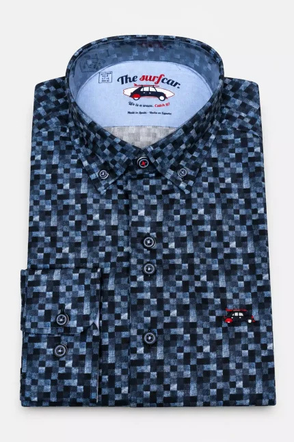 CAMISA CUADROS HOMBRE 262018 THE SURFCAR BRUNOS (5)