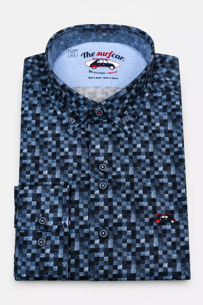 CAMISA CUADROS HOMBRE 262018 THE SURFCAR BRUNOS (5)