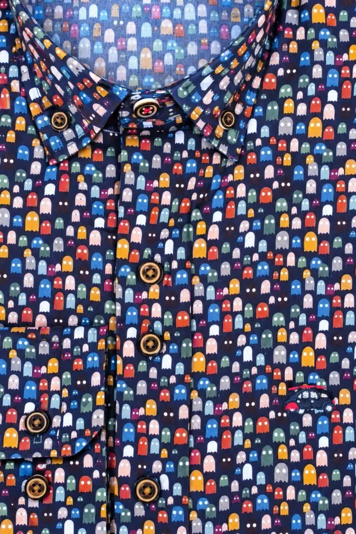 CAMISA FANTASMAS COMECOCOS HOMBRE 262057 THE SURFCAR BRUNOS (2)