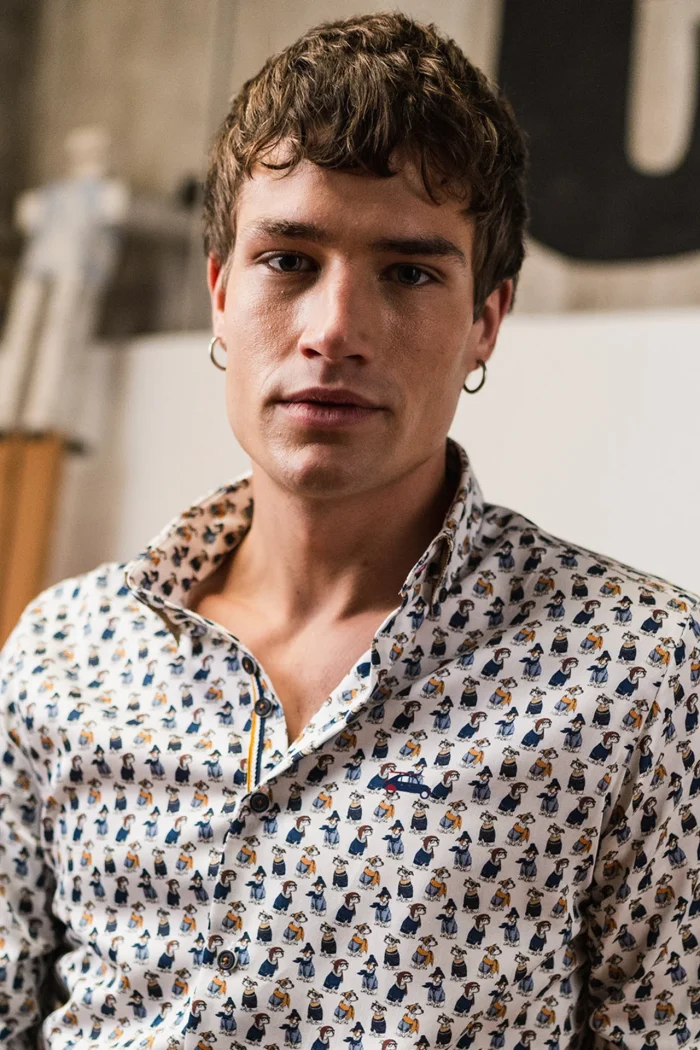 CAMISA PERRETES HOMBRE 262051 THE SURFCAR BRUNOS (2)