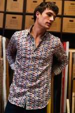 CAMISA PUZZLE HOMBRE 262044 THE SURFCAR BRUNOS (1)