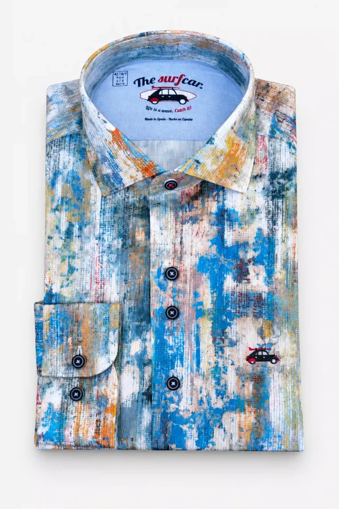CAMISA VAN GOGH HOMBRE 262084 THE SURFCAR BRUNOS (1)