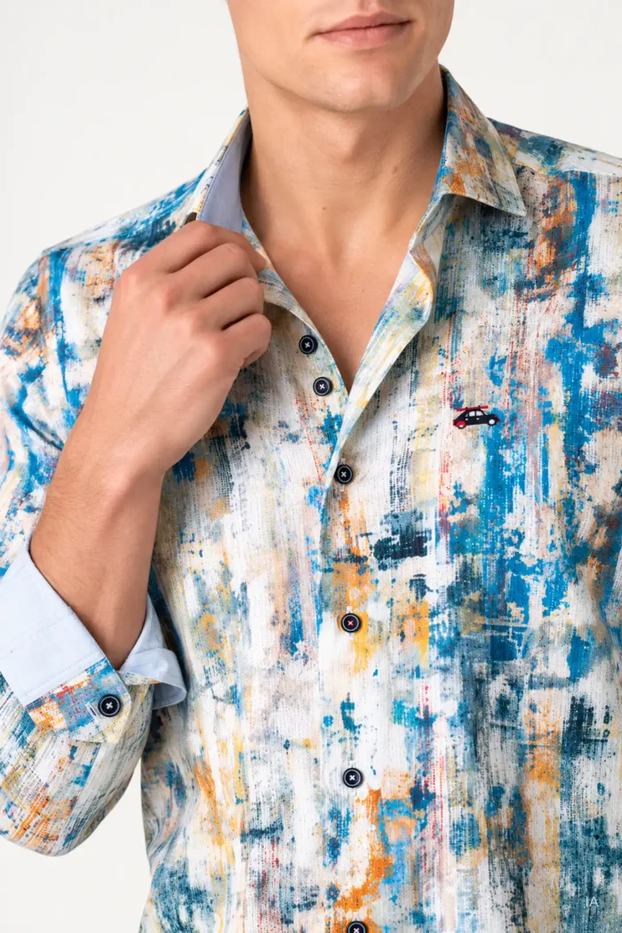 CAMISA VAN GOGH HOMBRE 262084 THE SURFCAR BRUNOS (1)