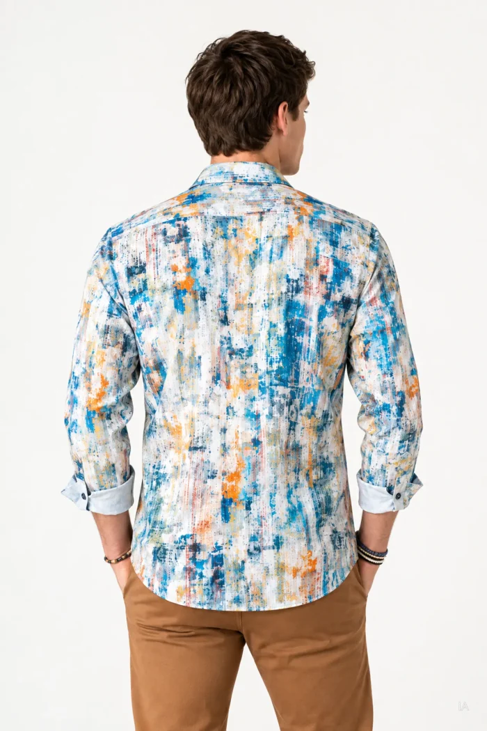 CAMISA VAN GOGH HOMBRE 262084 THE SURFCAR BRUNOS (1)