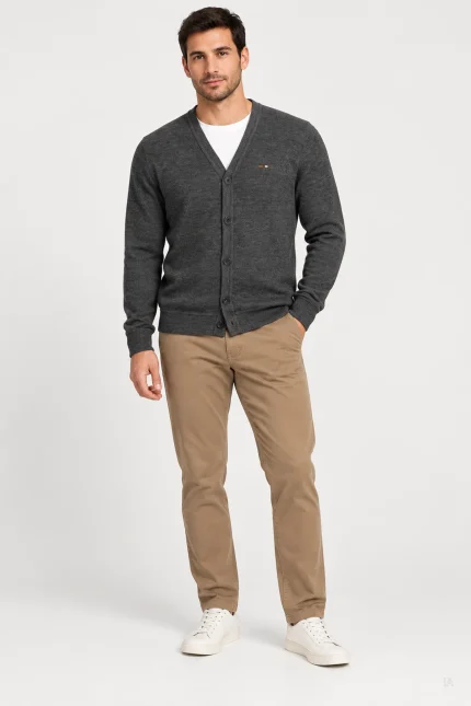 CARDIGAN GRIS HOMBRE IN5000061 INDICODE BRUNOS (1)