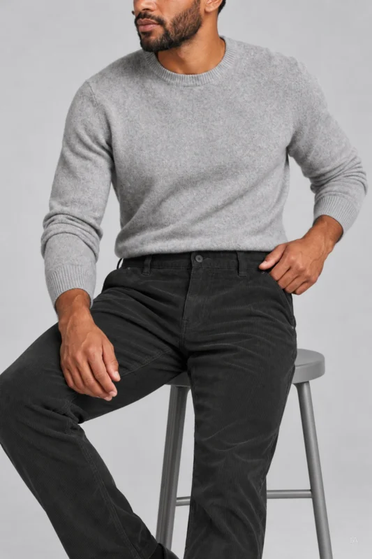 PANTALON PANA GRIS HOMBRE in6000019 INDICODE BRUNOS (1)