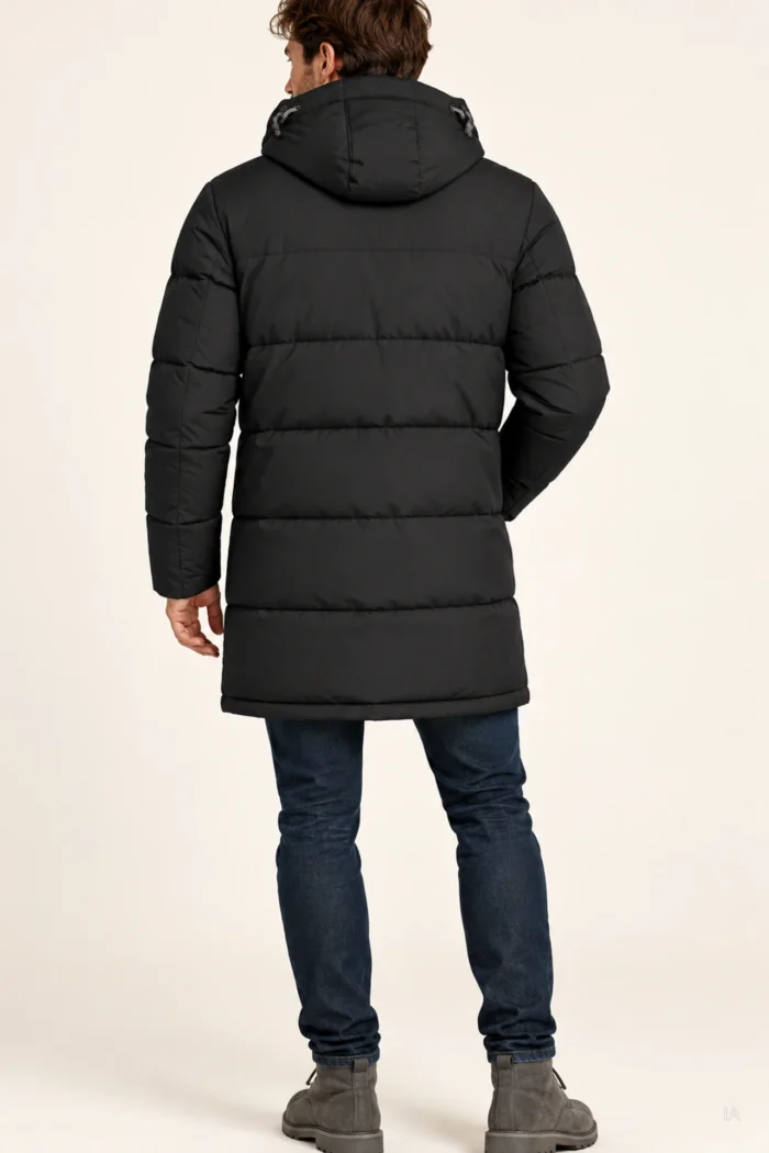 PARKA NEGRA HOMBRE IN1000094 INDICODE BRUNOS