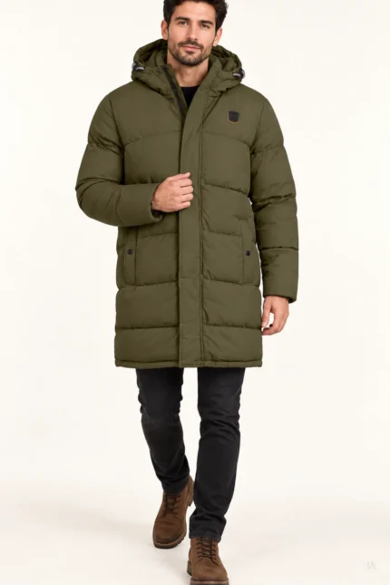 PARKA VERDE HOMBRE IN1000094 INDICODE BRUNOS